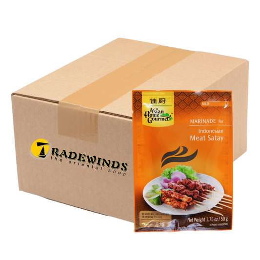 Asian Home Gourmet Marinade for Indonesian Satay - 12 x 50g