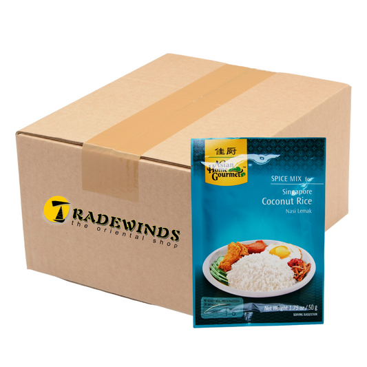 Asian Home Gourmet Singapore Coconut Rice - 12 x 50g