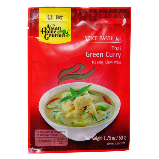 Asian Home Gourmet Thai Green Curry - 12x50g