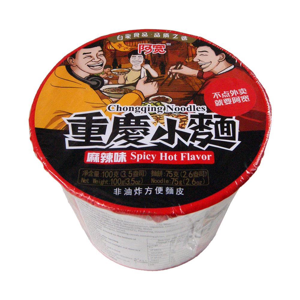 Bai Jia Chongqing Spicy Hot Noodle Bowl - 12x100g