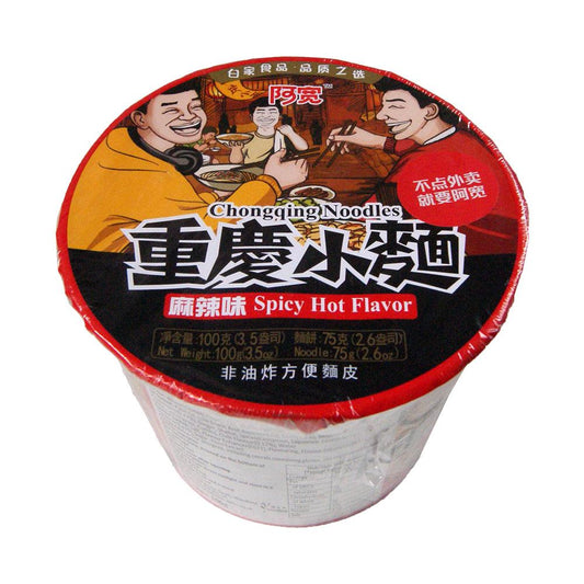 Bai Jia Chongqing Spicy Hot Noodle Bowl - 12x100g