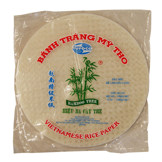 Bamboo Tree Rice Paper (28cm) -  44 x 340g