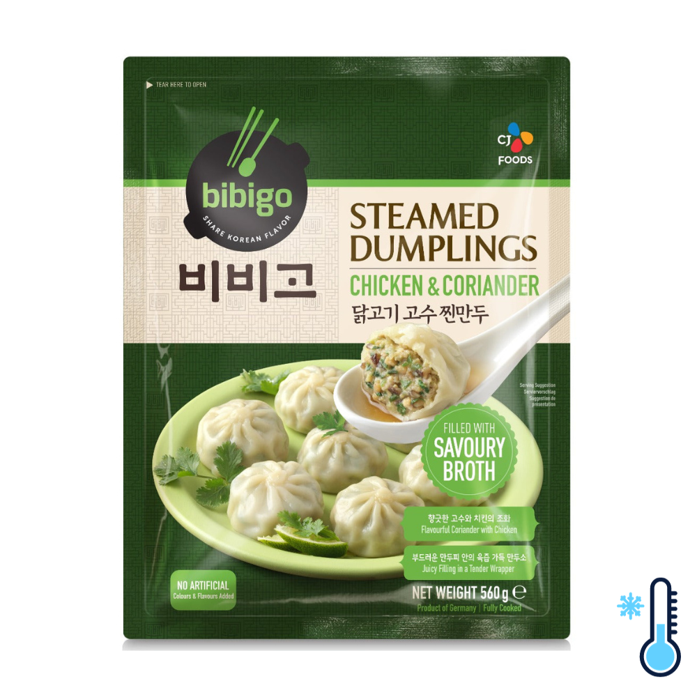 Bibigo Chicken & Coriander Steamed Dumpling - 15 x 560g [FROZEN]