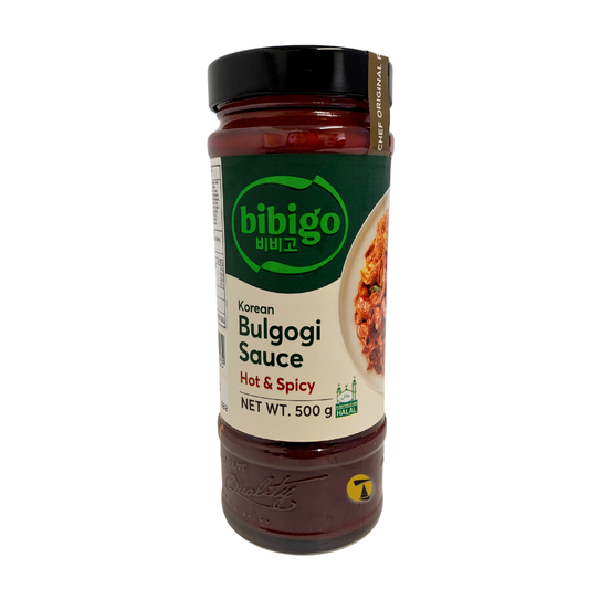 Bibigo BBQ Hot & Spicy Marinade & Sauce for Pork - 12x500g