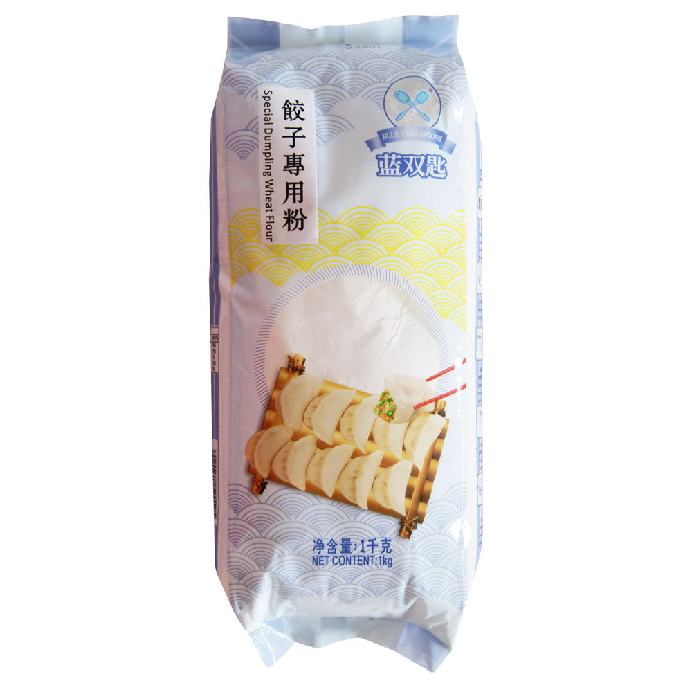 Blue Twin Spoons High Gluten Dumpling Wheat Flour - 10x1kg