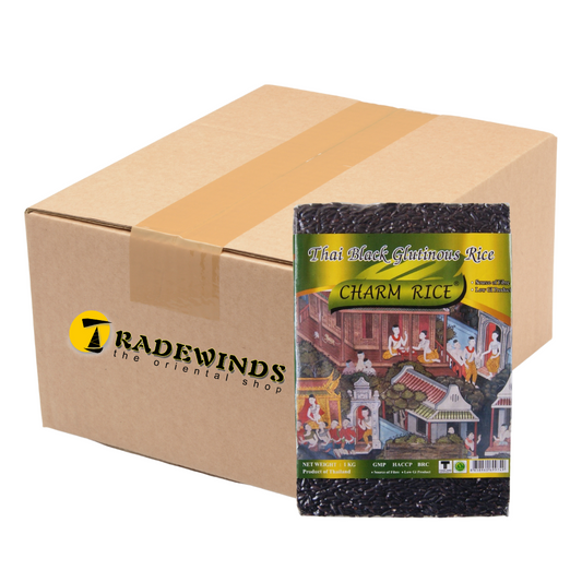 Charm Rice Thai Black Glutinous Rice - 10x1kg