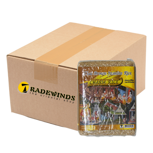 Charm Rice Thai Brown Jasmine Rice - 10x1kg