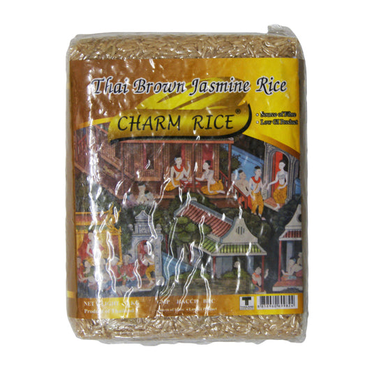 Charm Rice Thai Brown Jasmine Rice - 10x1kg