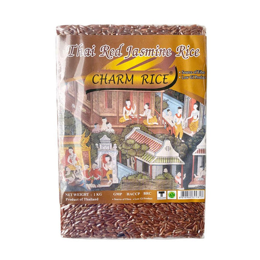 Charm Rice Thai Red Jasmine Rice - 10x1kg