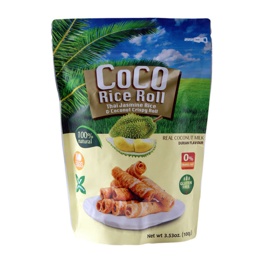 Coco Rice Rolls Durian Flavour - 12x100g