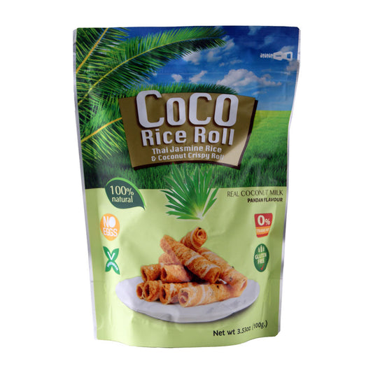 Coco Rice Rolls Pandan Flavour - 12x100g