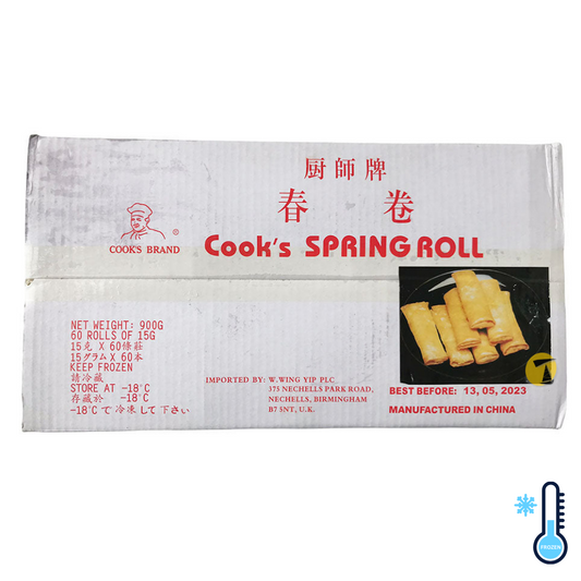 Cook's Vegetarian Mini Spring Roll - 8x(50x15g) [FROZEN]