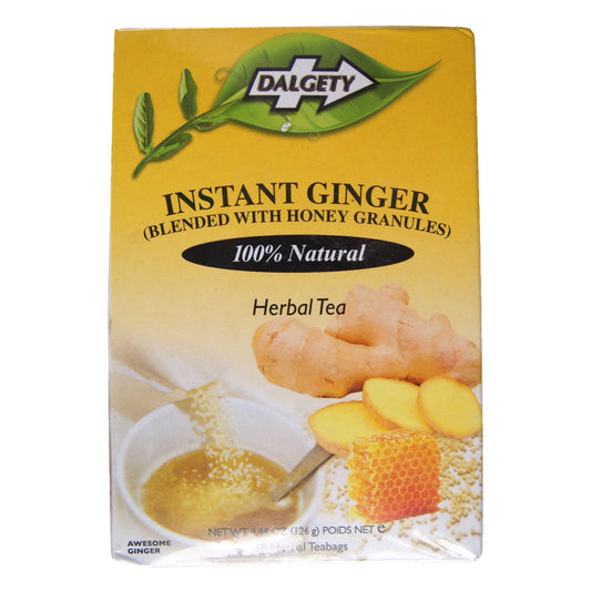 Dalgety Caribbean Instant Ginger Herbal Tea - 6x18 Teabags