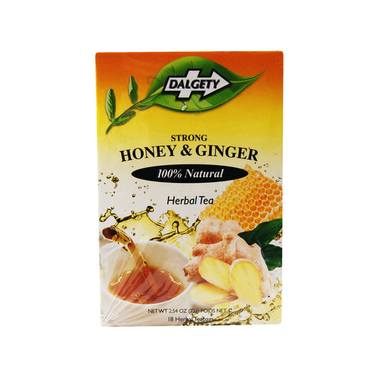 Dalgety Caribbean Strong Honey & Ginger Herbal Tea - 6x18 Teabags