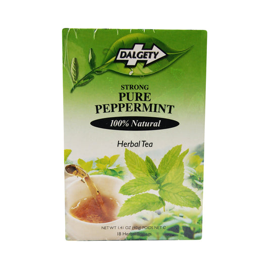 Dalgety Strong Pure Peppermint Herbal Tea - 6x18 Teabags