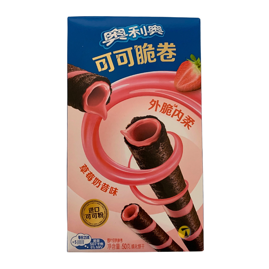 Oreo Wafer Roll Strawberry Flavour - 24x55g