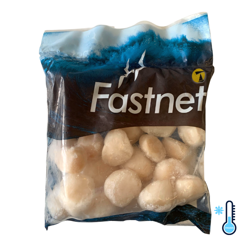 Fastnet King Scallops Raw Roe-Less (10/20) - 10x700g [FROZEN]