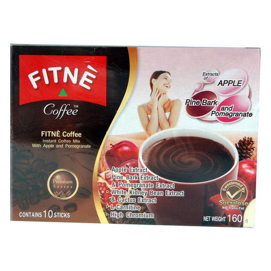 Fitne Instant Coffee Mix with Apple & Pomegranate - 24x160g