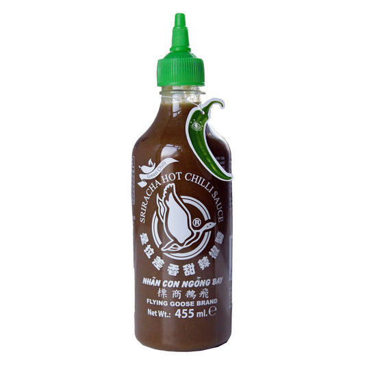 Flying Goose Sriracha Hot Green Chilli Sauce - 12x455ml