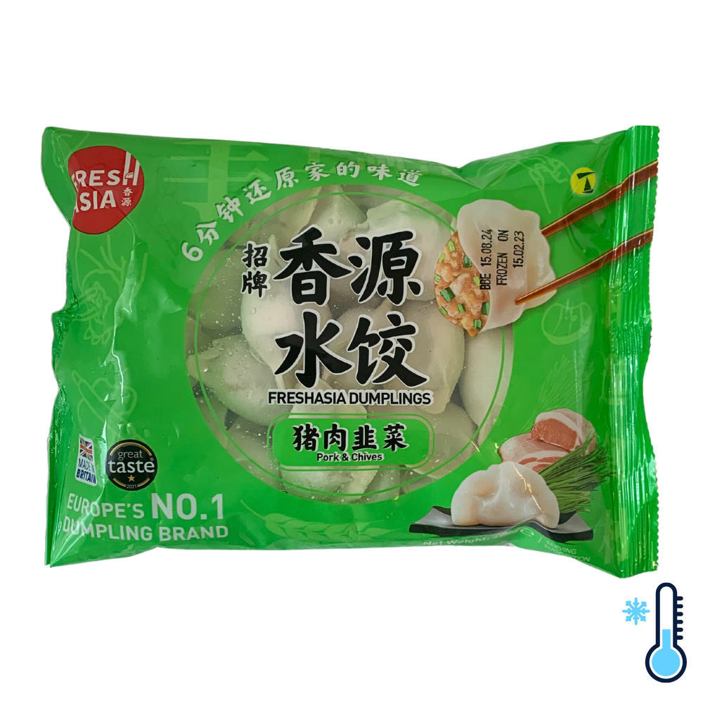 FZN FreshAsia Foods Pork & Chives Dumplings - 25x400g