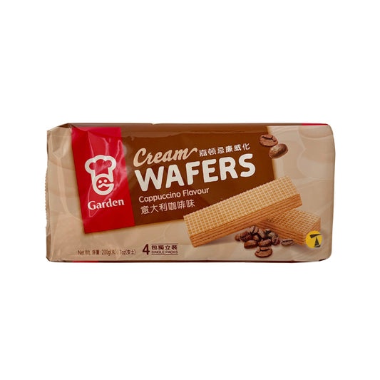 Garden Cream Wafers Cappuccino Flavour - 12x200g