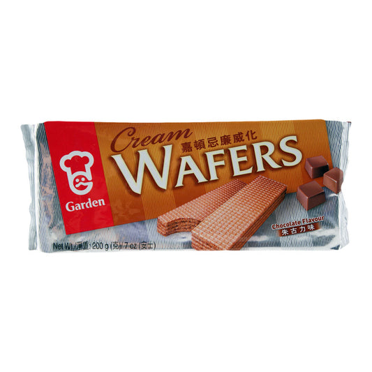 Garden Cream Wafers Chocolate Flavour - 12x200g