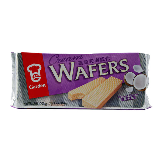 Garden Cream Wafers Coconut Flavour - 12x200g