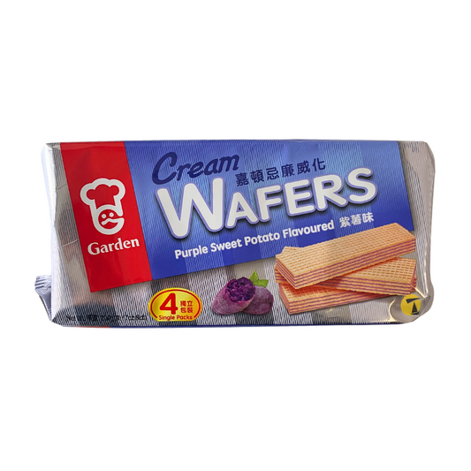 Garden Cream Wafers Purple Sweet Potato Flavour - 12x200g