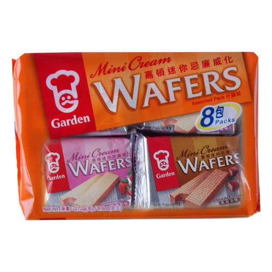 Garden Mini Cream Wafers Assorted Flavours - 12x272g