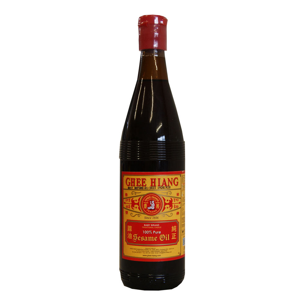 Ghee Hiang 100% Pure Sesame Oil - 12x580ml
