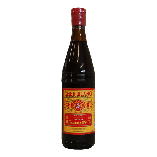Ghee Hiang 100% Pure Sesame Oil - 12x580ml
