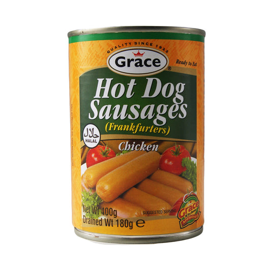 Grace Hot Dog Sausages (Chicken) - 12x400g