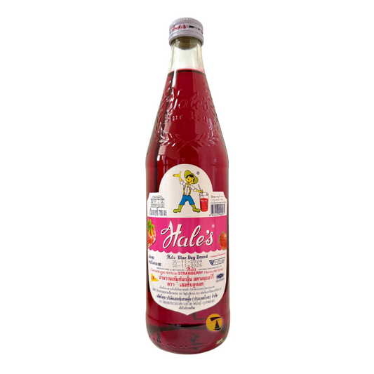 Hale's Blue Boy Strawberry Flavoured Syrup - 12x710ml