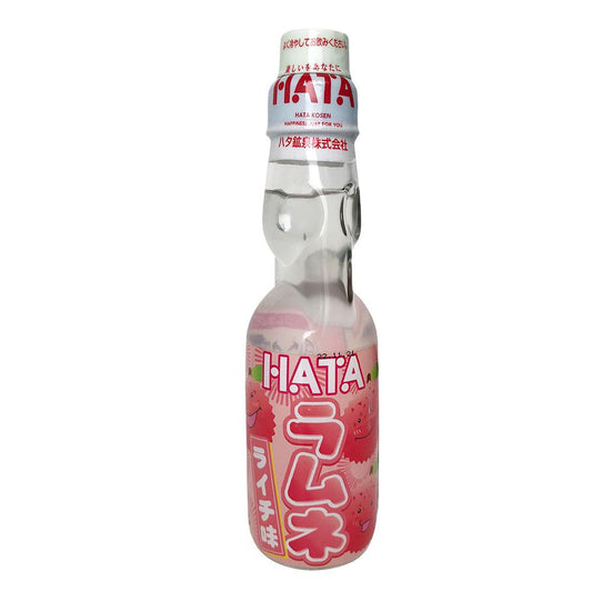 Hatakosen Lychee Flavour Ramune - 30x200ml