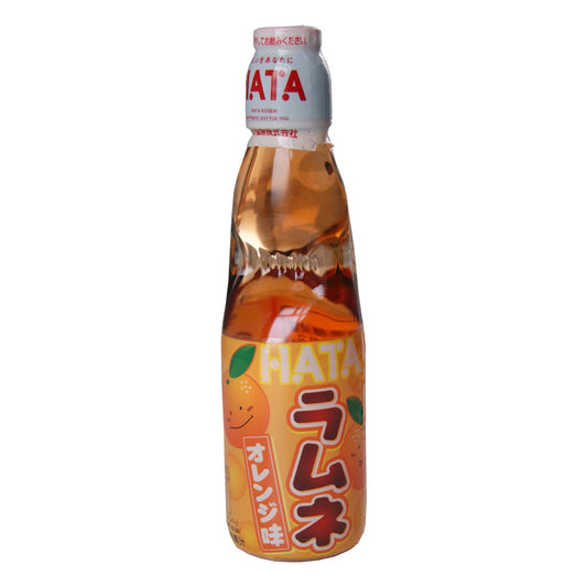 Hatakosen Orange Flavour Ramune - 30x200ml