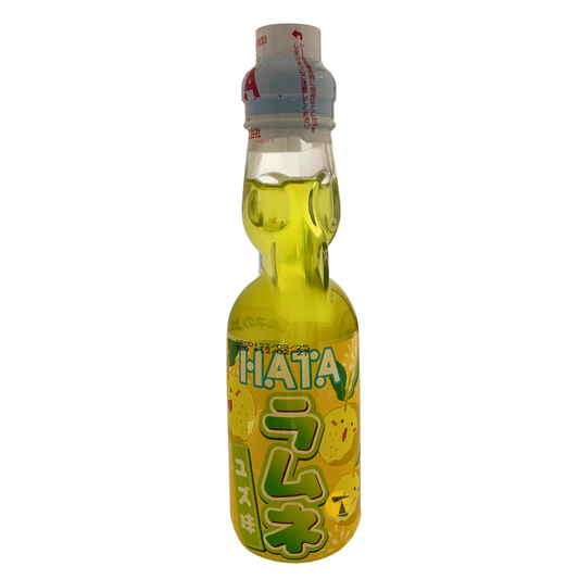 Hatakosen Yuzu Flavour Ramune - 18x200ml