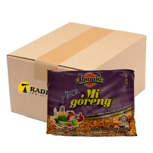 Ibumie Mi Goreng Thai Tom Yum Instant Noodles - 12x(5x80g)