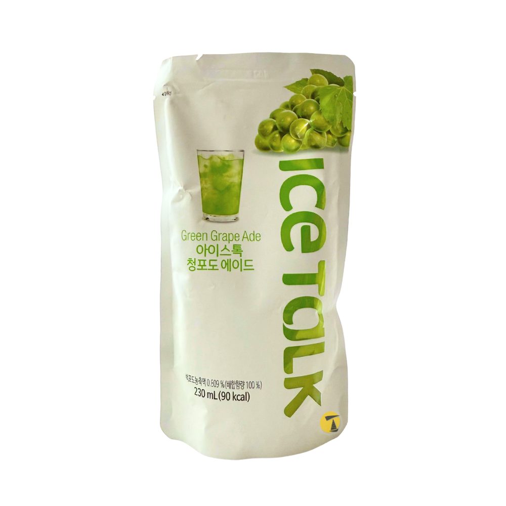 Ice Talk Green Grape Ade - 10x230ml