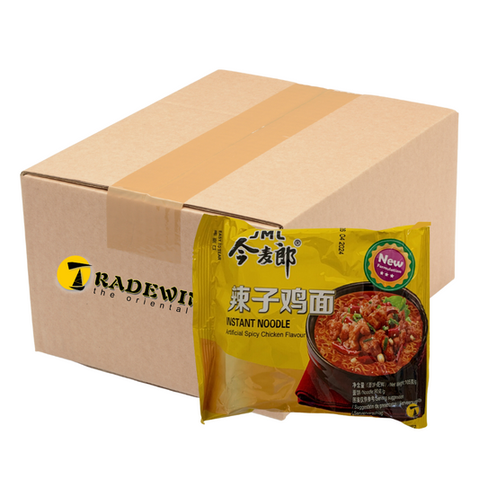 Jinmailang Spicy Chicken Flavour Instant Noodles - 24x105g