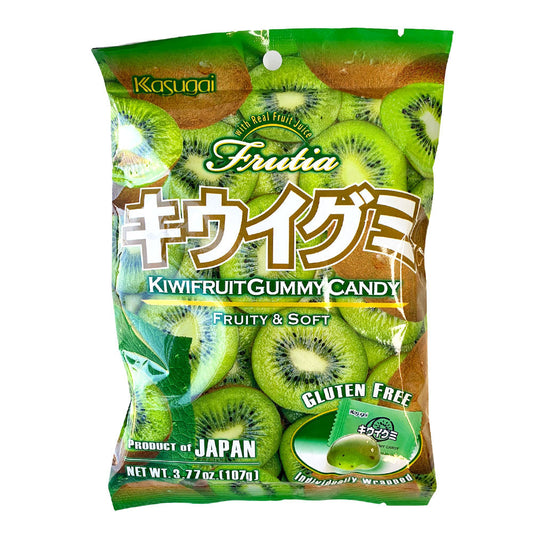 Kasugai Kiwi Gummy Candy - 12x107g