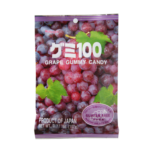 Kasugai Grape Gummy Candy - 12x107g