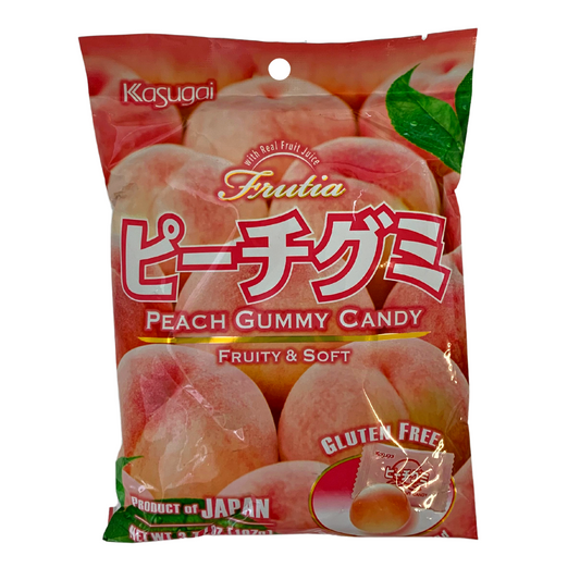 Kasugai Peach Gummy Candy - 12x107g