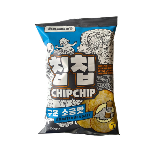 Kauboi Chip Chip Roasted Sea Salt Flavour - 10x100g