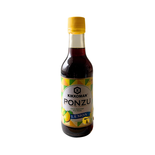 Kikkoman Ponzu Citrus Seasoned Soy Sauce - Lemon - 6x250ml