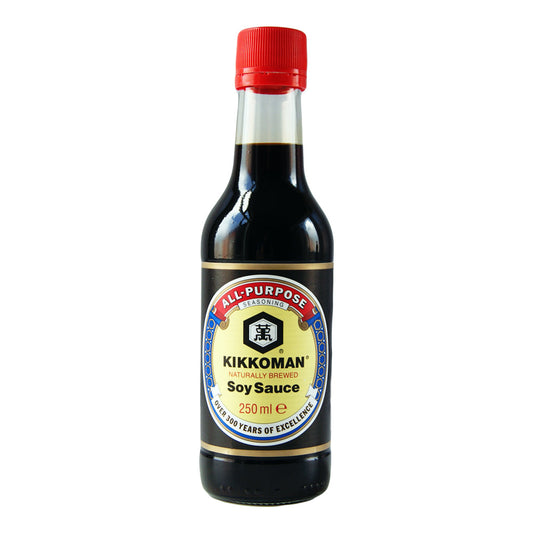 Kikkoman Naturally Brewed Soy Sauce - 12x250ml