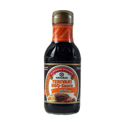 Kikkoman Teriyaki BBQ Sauce with Honey - 6x250ml