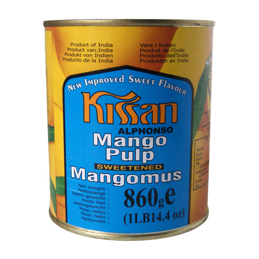 Kissan Alphonso Mango Pulp Sweetened - 6x860g