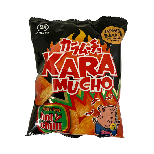 Koikeya KaraMucho Potato Snack Flat Cut - 12x60g