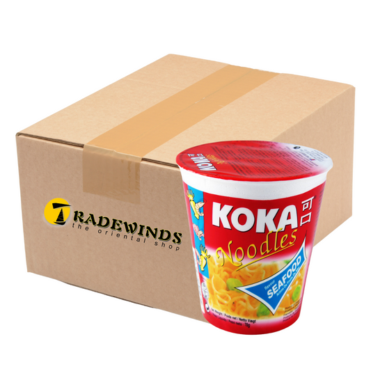 Koka Cup Noodles - Seafood Flavour - 12 Cups