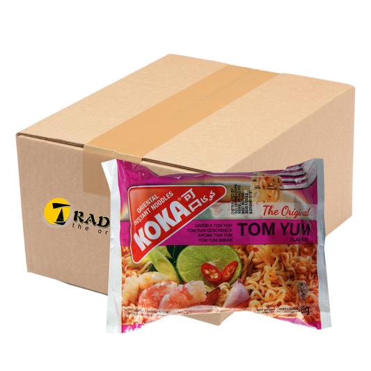 Koka Oriental Style Instant Noodles - Tom Yum Flavour - 30 Packets
